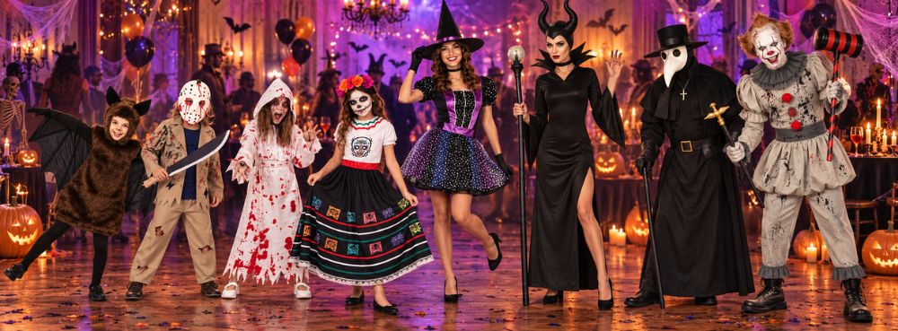 Halloween jelmezek felnőtteknek és gyerekeknek