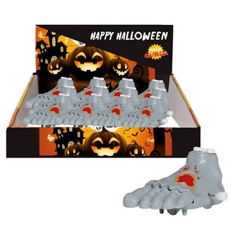 12 db Felhúzható Járkáló Zombi Láb Halloweenre, 8,5 cm