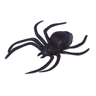 2 db Fekete Pók Dekoráció Halloweenre, 12.5 cm
