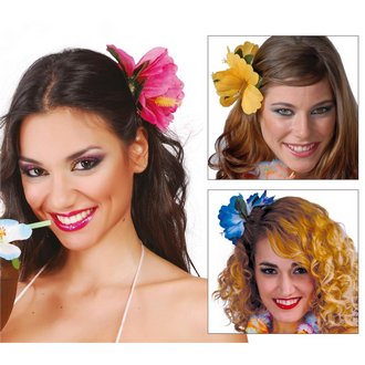 2 db Hawai Hibiszkusz Hajcsat Szett, Többszínű