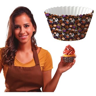 50 db Halloween Muffin Papír Kapszli, 5 cm