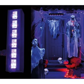 6 LED UV Fekete Fény Lámpa Halloweenre, 6x3W, Beltéri