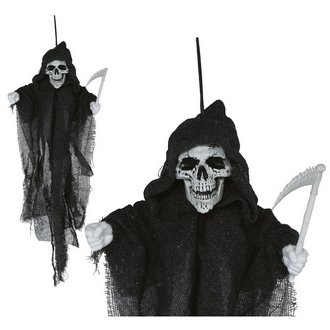 Akasztható Kaszás Csontváz Dekoráció Halloweenre