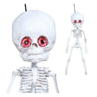 Akasztós Csontváz Dekoráció Halloweenre, 40 cm