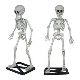 Álló Csontváz Dekoráció Halloweenre, 55 cm