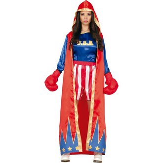 Amerikai Boxoló Női Jelmez Szett