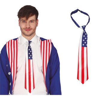 Amerikai Zászló Nyakkendő Férfiaknak