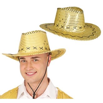 Arany Flitteres Cowboy Kalap Legénybúcsúra