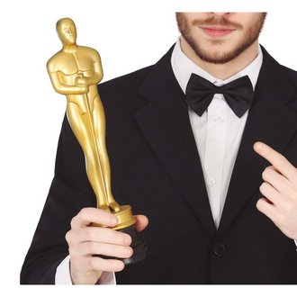 Arany Színű Filmdíj Trófea Partikra, 20 cm