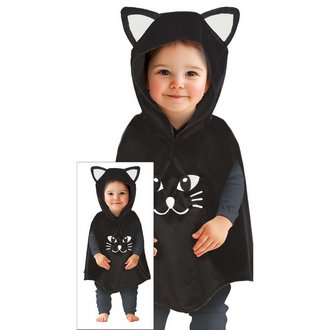 Aranyos Fekete Cica Jelmez Csecsemőknek Halloweenre