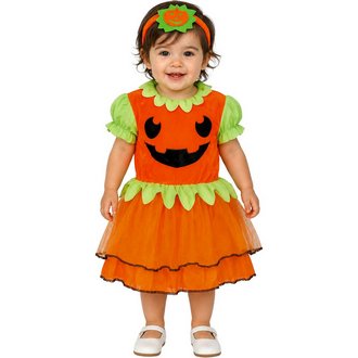Aranyos Tök Jelmez Csecsemő Lányoknak Halloweenre
