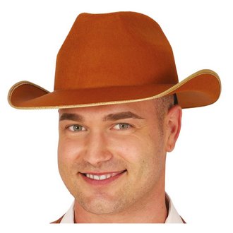 Barna Filc Cowboy Kalap Farsangra