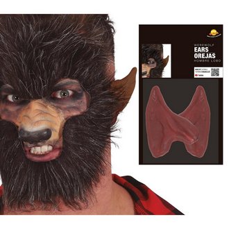 Barna Latex Vérfarkas Fülek Halloweenre