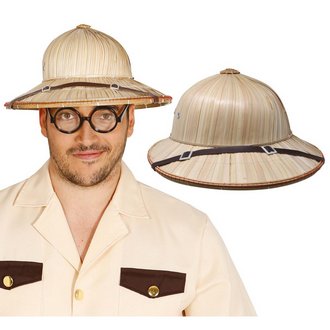 Beige Salakot Szalmakalap Felnőtt Unisex Kiegészítő