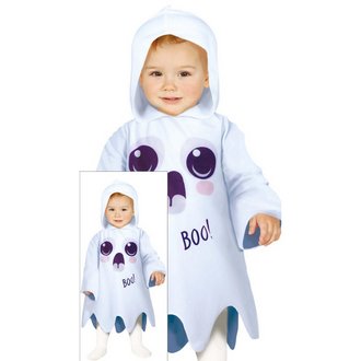 Boo! Szellem Jelmez Csecsemőknek Halloweenre