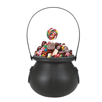 Boszorkány Üst Halloweenre, 11 cm