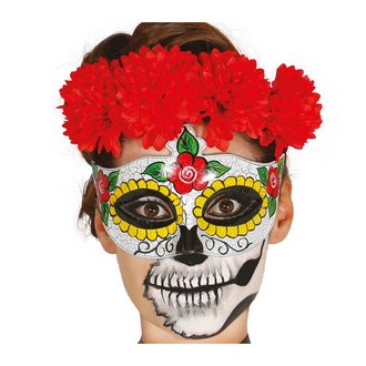 Catrina Női Maszk Mexikói Halottak Napjára