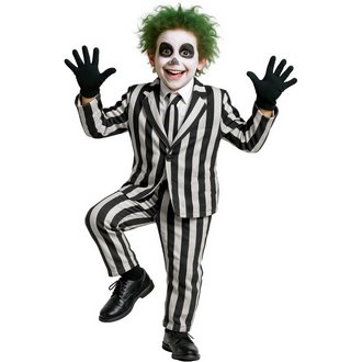 Csíkos Szellem Fiú Jelmez Halloweenre