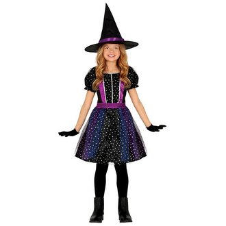 Csillagos Boszorkány Jelmez Lányoknak Halloweenre