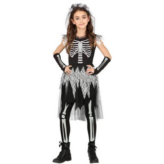 Csontváz Lány Jelmez Halloweenre