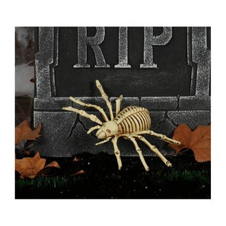 Csontváz Pók Dekoráció Halloweenre, 24 cm