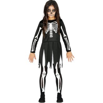 Csontváz Ruha Lányoknak Halloweenre