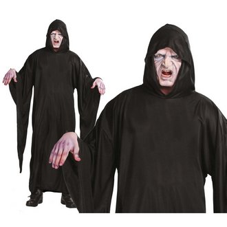 Csuklyás Fekete Halál Köpeny Felnőtteknek Halloweenre