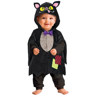 Cuki Macska Poncsó Jelmez Csecsemőknek Halloweenre