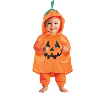 Cuki Tök Poncsó Jelmez Csecsemőknek Halloweenre