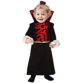 Cuki Vámpír Jelmez Csecsemő Lányoknak Halloweenre