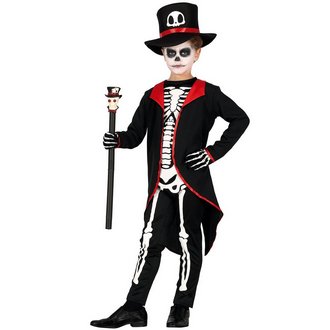 Elegáns Csontváz Jelmez Fiúknak Halloweenre