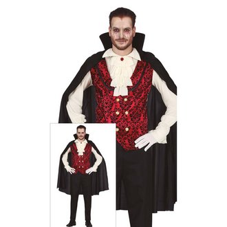 Elegáns Vámpír Férfi Jelmez Halloweenre
