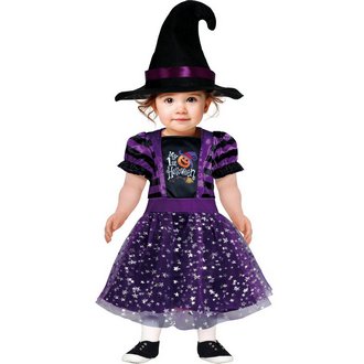 Első Halloween Boszi Jelmez Csecsemő Lányoknak