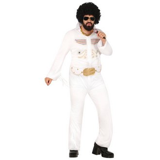 Elvis Presley Rock 'n' Roll Király Férfi Jelmez