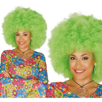 Extra Zöld Afro Paróka Nőknek Tematikus Partira