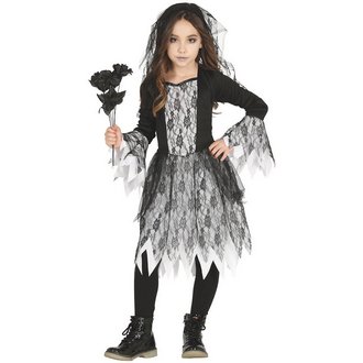Fátyolos Szellem Lány Jelmez Halloweenre