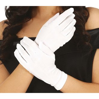 Fehér Elegáns Kesztyű, 20 cm