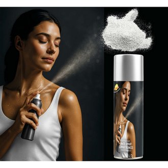 Fehér Test- és Hajspray Halloweenre, 75 ml