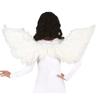 Fehér Toll Angyalszárny Felnőtteknek, 106 cm