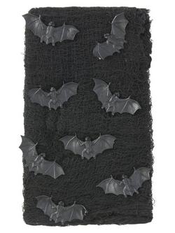 Fekete Denevéres Dekoráció Szett - 4,5 x 61 cm