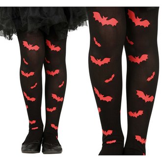 Fekete Denevérmintás Harisnya Lányoknak Halloweenre
