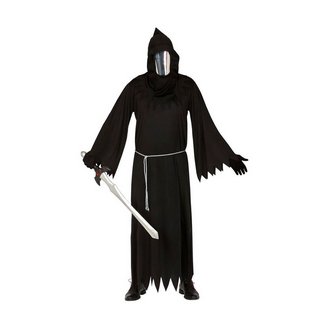 Fekete Kaszás Férfi Jelmez Halloweenre