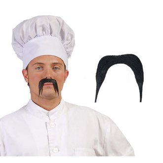 Fekete Kínai Férfi Bajusz