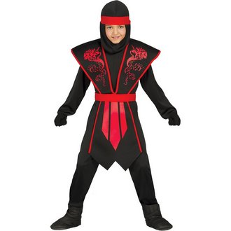 Árnyék Nindzsa Fiú Jelmez Halloweenre