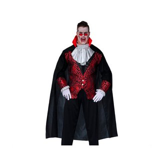 Fekete Vámpír Köpeny Halloweenre, 140 cm