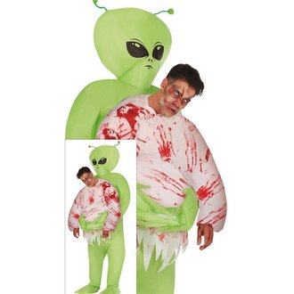 Felfújható Alien Visz Engem Férfi Jelmez Halloweenre