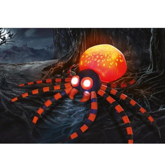 Felfújható Pók Dekoráció Halloweenre, 180x120 cm