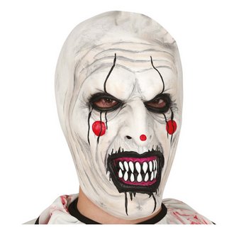 Felnőtt Ijesztő Bohóc Latex Maszk Halloweenre