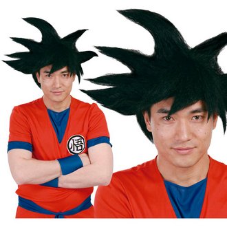 Férfi Anime Harcos Paróka, Fekete