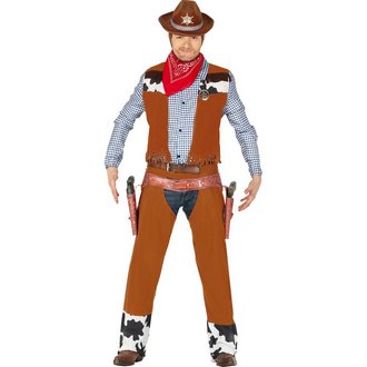 Férfi Cowboy Jelmez Szett